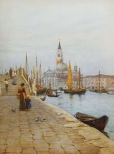 San Giorgio Maggiore von den Zattere, Venedig von Helen Allingham