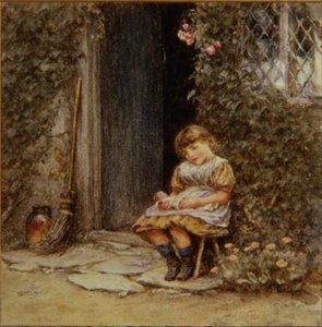 Die Lieblingspuppe von Helen Allingham