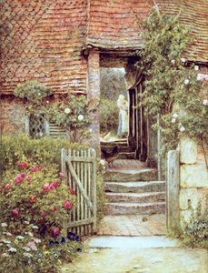 Unter dem alten Mälzhaus, Hambledon, Surrey von Helen Allingham
