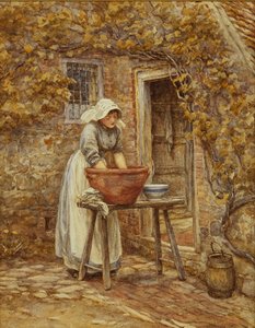 Waschtag von Helen Allingham