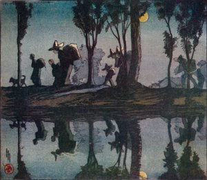 Reflexionen, 1912 von Helen Hyde