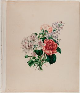 St. Leon Bouquet, um 1842 von Helen Lockie and family Jones