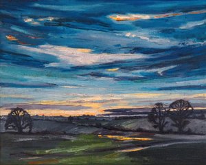 Wintersonnenaufgang