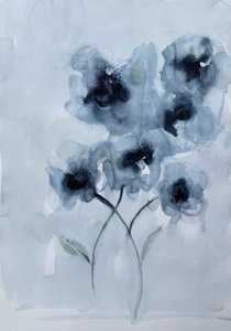 Zarte blaue Blüten