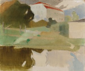 Sjundby Herrenhaus von Helene Schjerfbeck