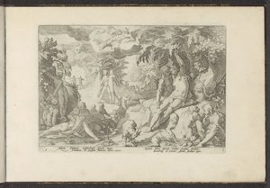 Goldenes Zeitalter (Serie) von Hendrick Goltzius (workshop of)