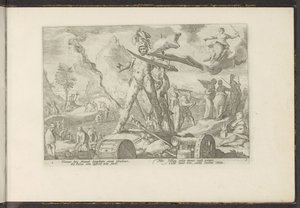 Eisernes Zeitalter von Hendrick Goltzius (workshop of)