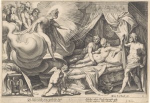 Mars und Venus von Apollo überrascht (Metamorphosen von Ovid, Serientitel)