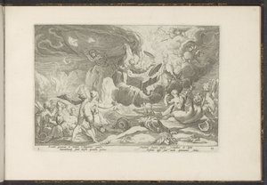 Der Sturz des Phaëthon von Hendrick Goltzius (workshop of)