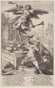 Allegorie des Ruhms und der Geschichte, aus Die römischen Helden