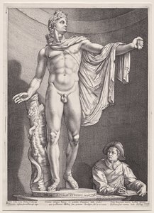 Apoll vom Belvedere von Hendrick Goltzius