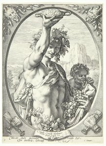Bacchus von Hendrick Goltzius