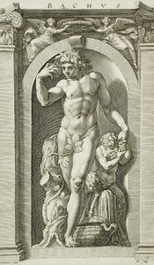 Bacchus von Hendrick Goltzius