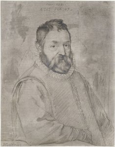 Brustbild des Federico Zuccari von Hendrick Goltzius