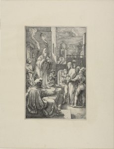 Christus vor Kaiphas, Platte vier aus Die Passion Christi