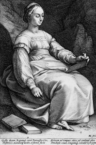 Klio von Hendrick Goltzius