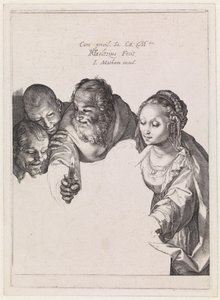 Die Anbetung der Hirten von Hendrick Goltzius
