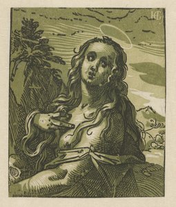 Die reuige Maria Magdalena von Hendrick Goltzius