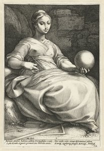Erato von Hendrick Goltzius