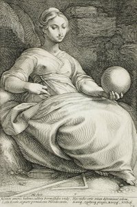 Erato von Hendrick Goltzius
