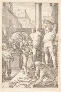 Die Geißelung von Hendrick Goltzius