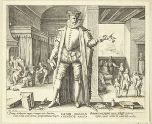 Der Arzt als Mensch von Hendrick Goltzius