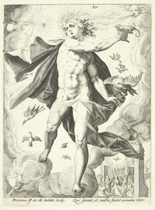 Luft (Aer) von Hendrick Goltzius