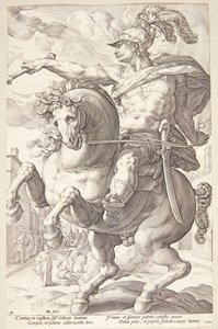 Marcus Curtius von Hendrick Goltzius