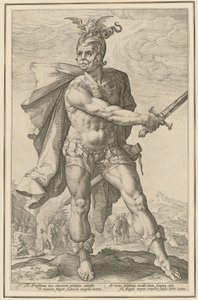 Mucius Scaevola, Blatt 3 der Folge "Römische Helden"