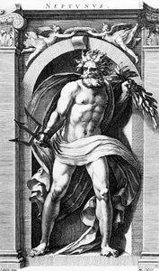 Neptun von Hendrick Goltzius