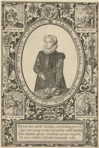 Porträt von Charlotte von Bourbon von Hendrick Goltzius