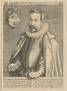 Porträt von Jan Nicquet von Hendrick Goltzius