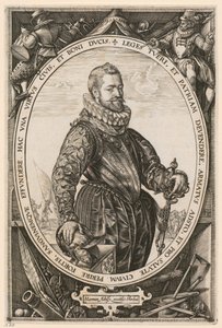 Porträt von Jaques de la Faille von Hendrick Goltzius