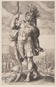 Publius Horatius, aus Die Römischen Helden von Hendrick Goltzius