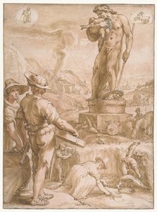 Saturn (Sieben Planeten) von Hendrick Goltzius