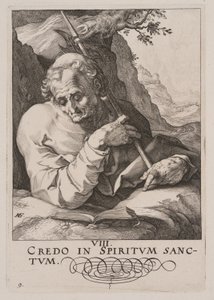 St. Matthäus, aus Christus, die Apostel und St. Paulus mit dem Glaubensbekenntnis