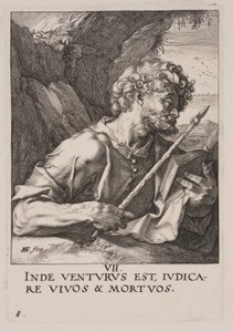 St. Thomas, aus Christus, die Apostel und St. Paulus mit dem Glaubensbekenntnis