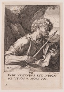 St. Thomas, aus Christus, die Apostel und St. Paulus mit dem Glaubensbekenntnis