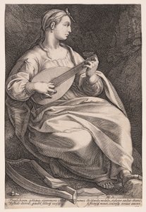 Terpsichore, die Muse des Tanzes, aus Die neun Musen
