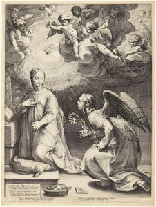 Die Geburt und das frühe Leben Christi von Hendrick Goltzius