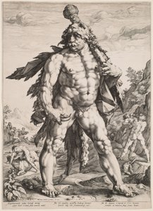 Der große Herkules von Hendrick Goltzius
