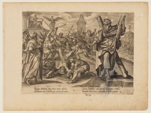Das Martyrium des Heiligen Andreas, aus Das Martyrium Christi und der Apostel von Hendrick Goltzius