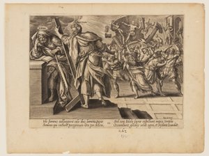 Das Martyrium von St. Simon und Judas Thaddäus, aus Das Martyrium Christi und der Apostel von Hendrick Goltzius