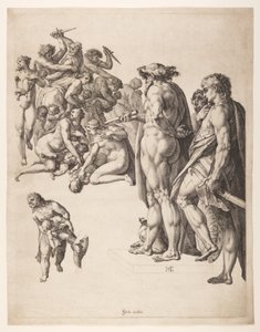 Das Massaker der Unschuldigen von Hendrick Goltzius