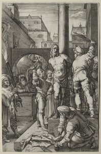 Die Passion: Die Geißelung von Hendrick Goltzius