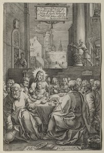 Die Passion: Das letzte Abendmahl von Hendrick Goltzius
