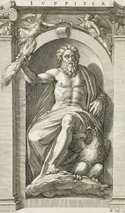 Die Folge der antiken Götter von Hendrick Goltzius