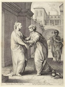 Mariä Heimsuchung von Hendrick Goltzius