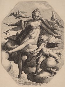 Venus und Amor von Hendrick Goltzius