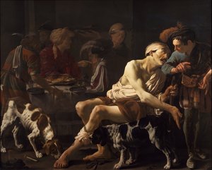 Der reiche Mann und der arme Lazarus, 1625